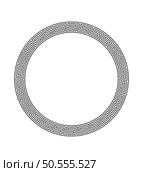 Black circle ornament border. Vector illustration. Стоковая иллюстрация, агентство Ingram Publishing / Фотобанк Лори