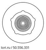 Grate for meat grinder plate mincer device for growing shallow of meat lattice with nut screw female screw pawl stop latch holder icon in circle round black color vector illustration image outline contour line thin style simple. Grate for meat grinder plate mincer device for growing shallow of meat lattice with nut screw female screw pawl stop latch holder icon in circle round black color vector illustration image outline contour line thin style. Стоковая иллюстрация, агентство Ingram Publishing / Фотобанк Лори