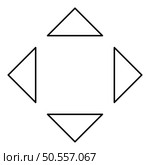 Four arrows pointing from the center symbol location contour outline line icon black color vector illustration image thin flat style simple. Four arrows pointing from the center symbol location contour outline line icon black color vector illustration image thin flat style. Стоковая иллюстрация, агентство Ingram Publishing / Фотобанк Лори