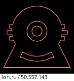 Neon electric motor electromotor engine industrial red color vector illustration image flat style light. Neon electric motor electromotor engine industrial red color vector illustration image flat style. Стоковая иллюстрация, агентство Ingram Publishing / Фотобанк Лори