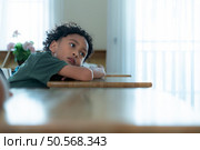 When class becomes dull. The kids started to feel tired and sleepy. Стоковое фото, агентство Ingram Publishing / Фотобанк Лори