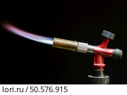 instrument gas burner flame burns blue machine. Стоковое фото, агентство Ingram Publishing / Фотобанк Лори