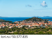 Small town on the coast of Croatia. Стоковое фото, агентство Ingram Publishing / Фотобанк Лори