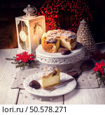 Christmas Cheesecake. Стоковое фото, агентство Ingram Publishing / Фотобанк Лори