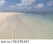 Maldives paradise scenery. Tropical aerial landscape, seascape with long jetty, water villas with amazing sea and lagoon beach, tropical nature. Exotic tourism destination banner, summer vacation. Стоковое фото, агентство Ingram Publishing / Фотобанк Лори