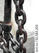 Old metal chains. Стоковое фото, агентство Ingram Publishing / Фотобанк Лори