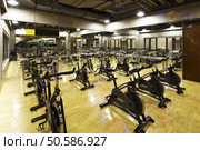 decoration and equipment in modern gym. Стоковое фото, агентство Ingram Publishing / Фотобанк Лори