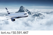 Sky Liner Airplane Aeroplane. Стоковое фото, агентство Ingram Publishing / Фотобанк Лори
