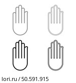 Hand Akhimsa Ahimsa arm Jainism Jain religion symbol Dharma Ahinsa set icon grey black color vector illustration image simple solid fill outline contour line thin flat style. Hand Akhimsa Ahimsa arm Jainism Jain religion symbol Dharma Ahinsa set icon grey black color vector illustration image solid fill outline contour line thin flat style. Стоковая иллюстрация, агентство Ingram Publishing / Фотобанк Лори