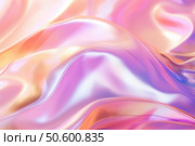 Iridescent pastel colors flowing smoothly creating abstract background. Стоковое AI-изображение, AI-художник Иван Рябоконь / Фотобанк Лори