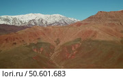 Aerial landscape of Atlas Mountains in Morocco (2023 год). Стоковое видео, видеограф Михаил Коханчиков / Фотобанк Лори