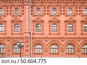 Фасад здания в нео-византийском стиле. Стоковое фото, фотограф Елена  Орининская / Фотобанк Лори