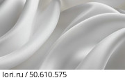 Elegant White Silk Fabric Showcasing Smooth Texture and Gentle Drapes in Natural Light. Стоковое AI-видео, аниматор Юлия Гапеенко / Фотобанк Лори