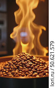 Beans freshly baked hot cool down inside roasting machine. Стоковое AI-видео, аниматор Sergey Grishin / Фотобанк Лори