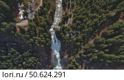 Krimml Waterfalls in Austrian Alps. Стоковое видео, видеограф Михаил Коханчиков / Фотобанк Лори