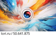canvas white play button ai generated. Стоковое AI-изображение, AI-художник Vectorwin / Фотобанк Лори