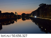 Река Фонтанка в утреннее время суток , Санкт-Петербург. Редакционное фото, фотограф Сергеев Валерий / Фотобанк Лори