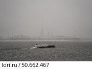 Зимний день на Неве с видом на Петропавловскую крепость. Редакционное фото, фотограф Пучков Андрей Александрович / Фотобанк Лори