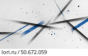 Abstract art with blue and black lines on a white background. Стоковое AI-изображение, AI-художник Katsiaryna Repich / Фотобанк Лори