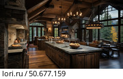 charm kitchens luxury ai generated. Стоковое AI-изображение, AI-художник Vectorwin / Фотобанк Лори
