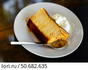 delectable pudding served elegantly. Стоковое фото, фотограф Яков Филимонов / Фотобанк Лори