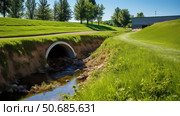 stream box culvert ai generated. Стоковое AI-изображение, AI-художник Vectorwin / Фотобанк Лори