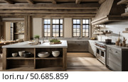 cabinetry high end kitchen ai generated. Стоковое AI-изображение, AI-художник Vectorwin / Фотобанк Лори