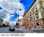 Садовое кольцо в Москве. Малая Сухаревская площадь. (2024 год). Редакционное фото, фотограф Ирина Терентьева / Фотобанк Лори