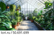 cacti greenhouse plants. Стоковое фото, фотограф Vectorwin / Фотобанк Лори