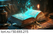 spellbinding book magic. Стоковое фото, фотограф Vectorwin / Фотобанк Лори