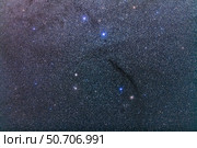 The Dark Doodad dark nebula in Musca in the southern sky. Стоковое фото, фотограф Alan Dyer/Stocktrek Images / ТАСС / Фотобанк Лори