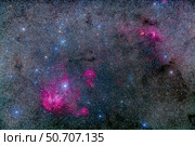 Pearl Cluster and Lambda Centauri complex in Centaurus. Стоковое фото, фотограф Alan Dyer/Stocktrek Images / ТАСС / Фотобанк Лори