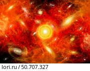 Artist's concept of the big bang theory. Стоковое фото, фотограф Mark Stevenson/Stocktrek Images / ТАСС / Фотобанк Лори
