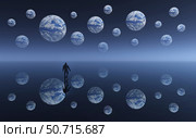 Parallel worlds existing in a multi-dimensional universe. Стоковое фото, фотограф Mark Stevenson/Stocktrek Images / ТАСС / Фотобанк Лори