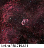 Crescent Nebula Phillip Jones/Stocktrek Images. Стоковое фото, агентство ТАСС / Фотобанк Лори