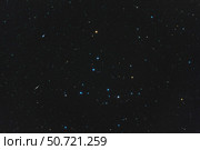 Melotte 111 star cluster in Coma Berenices with surrounding galaxies. Стоковое фото, фотограф Alan Dyer/Stocktrek Images / ТАСС / Фотобанк Лори