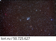 Open cluster NGC 457 in the constellation Cassiopeia. Стоковое фото, фотограф Alan Dyer/Stocktrek Images / ТАСС / Фотобанк Лори