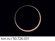 The October 14, 2023 annular solar eclipse. Стоковое фото, фотограф Alan Dyer/Stocktrek Images / ТАСС / Фотобанк Лори