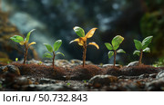 fruiting plant stages. Стоковое фото, фотограф Vectorwin / Фотобанк Лори