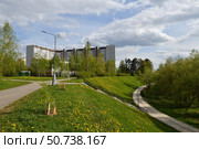 Residential area Zelenograd in Moscow, Russia. Стоковое фото, фотограф Володина Ольга / Фотобанк Лори