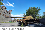 Танк Т-10. Редакционное фото, фотограф Ирина / Фотобанк Лори