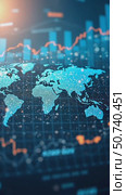 Trade technology, and investment analysis. Business development, financial plan and strategy. Analysis finance graph and market chart investment. Stock trends grow up and down in business environment. Стоковое AI-видео, аниматор Sergey Grishin / Фотобанк Лори