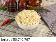 Japanese boiled wheat somet noodles. Стоковое фото, фотограф Андрей Старостин / Фотобанк Лори