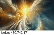 Bright cross with light rays in heaven with dramatic clouds. Abstract religious Christian background for Easter footage. Стоковое AI-видео, аниматор Анжелика Самсонова / Фотобанк Лори