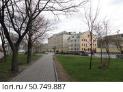 Люсиновская улица в Москве (2022 год). Редакционное фото, фотограф Free Wind / Фотобанк Лори