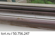 Dirt in the window frame. Стоковое видео, видеограф Ефанова Екатерина / Фотобанк Лори