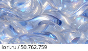 Seamless design of flowing water tiles with a tranquil blue and clear aesthetic Generative AI. Стоковое AI-изображение, AI-художник Елена Зубкова / Фотобанк Лори