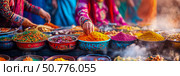 Aromatic Spices at a Vibrant Marketplace: A Colorful Scene of Handpicked Ingredients. Стоковое AI-изображение, AI-художник Данила Большаков / Фотобанк Лори