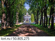 Старинные строения в усадьбе Лермонтова, усадьба Середниково, Химки, Москва. Стоковое фото, фотограф Baturina Yuliya / Фотобанк Лори