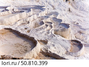 Travertines mountains of Pamukkale in Turkey (2021 год). Стоковое фото, фотограф Яков Филимонов / Фотобанк Лори